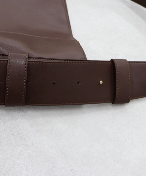 MISCH MASCH（ミッシュマッシュ）の「一部店舗限定 ワンハンドルバケツトートバッグ（トートバッグ・レディース・ブラウン/ブラック・ﾌﾘ-）」の17枚目の写真