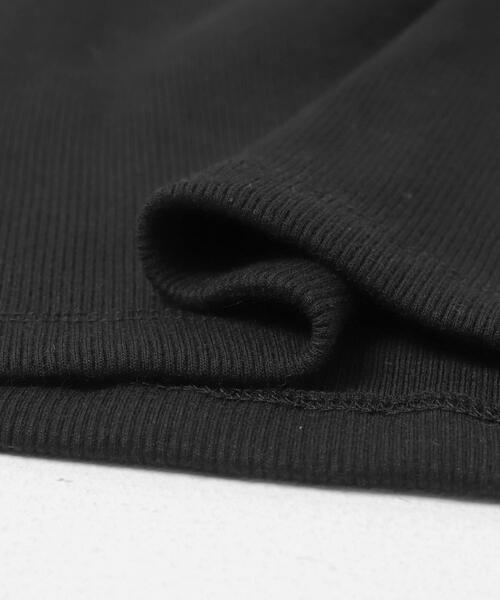 かぐれ（カグレ）の「コットンウールテレコタートルカットソー（Tシャツ/カットソー・レディース・ブラック/オフホワイト・FREE）」の20枚目の写真