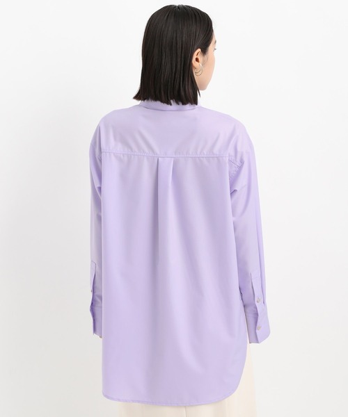 Andemiu（アンデミュウ）の「【イージーケア】キンボタンシャツ642984（シャツ/ブラウス・レディース・オフホワイト/ブルー/ラベンダー・FREE）」の10枚目の写真