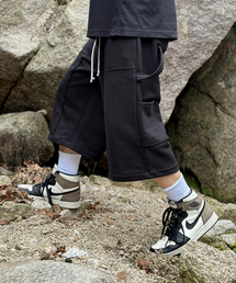 CLACO（クラコ）の「コットンカーペンターバミューダパンツ（ブラック）（その他パンツ）」