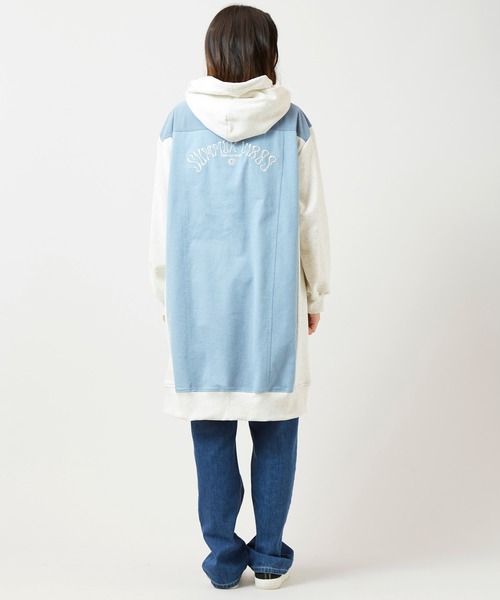 Kahiko(カヒコ)の「【Kahiko】SURF&Palms テイクパッチワークアウター(その他アウター・レディース・ネイビー/ブラック/ライトブルー・FREE)」の10枚目の写真