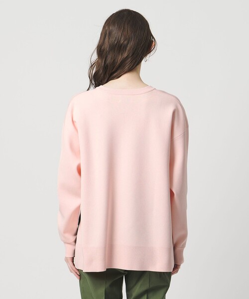 UNITED ARROWS（ユナイテッドアローズ）の「スウェットライク スキッパーニット ‐ウォッシャブル‐（ニット/セーター・レディース・ネイビー/ホワイト/ライトピンク・FREE）」の20枚目の写真