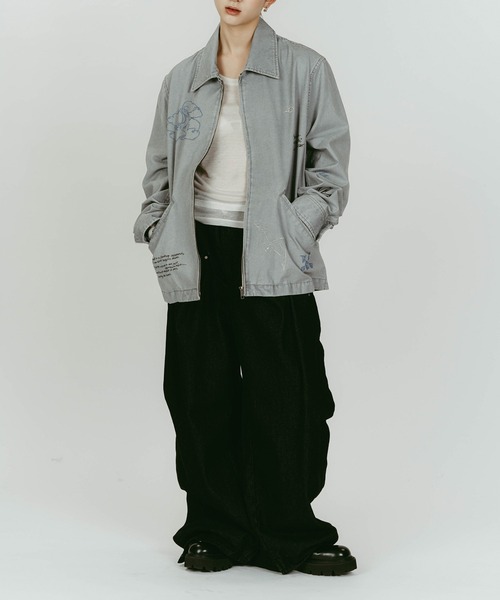 Knuth Marf（クヌースマーフ）の「【Knuth Marf】embroidered jacket（その他アウター・レディース・ベージュ/ブルー・FREE）」の16枚目の写真