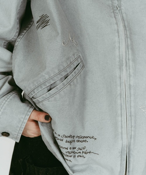 Knuth Marf（クヌースマーフ）の「【Knuth Marf】embroidered jacket（その他アウター・レディース・ベージュ/ブルー・FREE）」の20枚目の写真