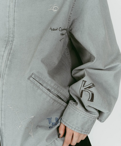 Knuth Marf（クヌースマーフ）の「【Knuth Marf】embroidered jacket（その他アウター・レディース・ベージュ/ブルー・FREE）」の19枚目の写真