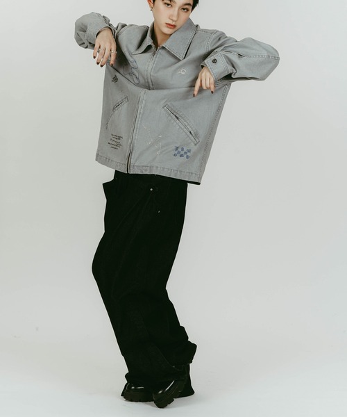 Knuth Marf（クヌースマーフ）の「【Knuth Marf】embroidered jacket（その他アウター・レディース・ベージュ/ブルー・FREE）」の15枚目の写真