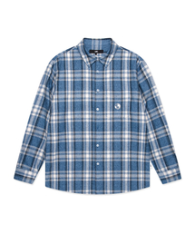 FLANNEL PLAID SHIRT blue