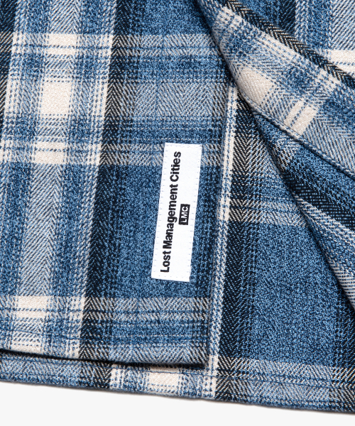 LMCの「FLANNEL PLAID SHIRT blue（シャツ/ブラウス・レディース・その他・S/M/L）」の9枚目の写真