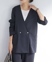 タイムセール未使用タグ付BEARDSLEY LIVETARTノーカラージャケット タイムセール未使用タグ付BEARDSLEY LIVETARTノーカラージャケット