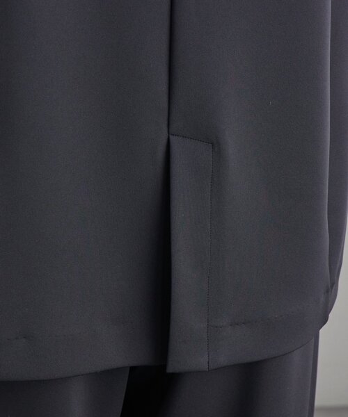 LIVETART(リヴェタート)の「《LIVETART》ドット釦ノーカラージャケット(ノーカラージャケット・レディース・ブラック・FREE)」の10枚目の写真