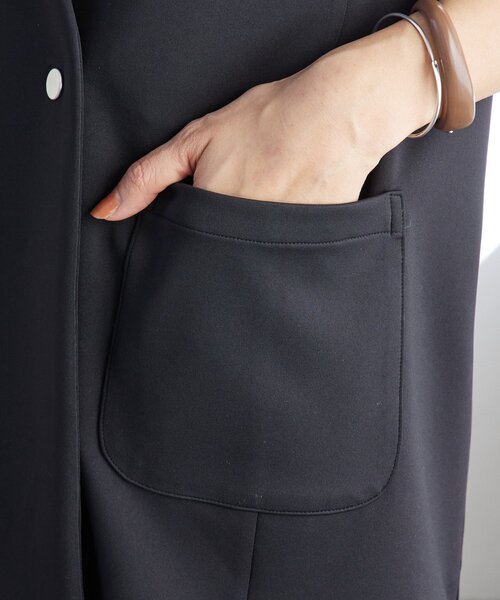 LIVETART(リヴェタート)の「《LIVETART》ドット釦ノーカラージャケット(ノーカラージャケット・レディース・ブラック・FREE)」の12枚目の写真