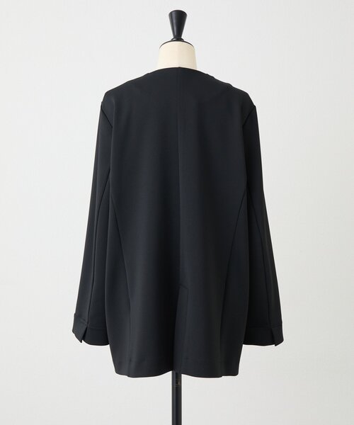 LIVETART(リヴェタート)の「《LIVETART》ドット釦ノーカラージャケット(ノーカラージャケット・レディース・ブラック・FREE)」の17枚目の写真