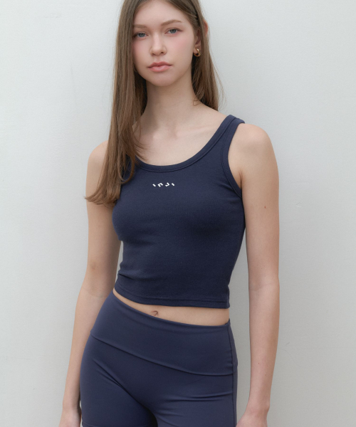 INJIACTIVE(インジアクティブ)の「コットンクラシックタンク ネイビー(Tシャツ/カットソー・レディース・その他・ONE SIZE)」の1枚目の写真