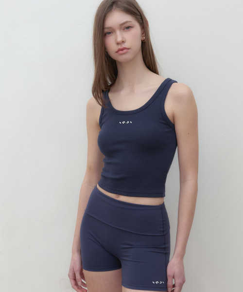 INJIACTIVE(インジアクティブ)の「コットンクラシックタンク ネイビー(Tシャツ/カットソー・レディース・その他・ONE SIZE)」の3枚目の写真