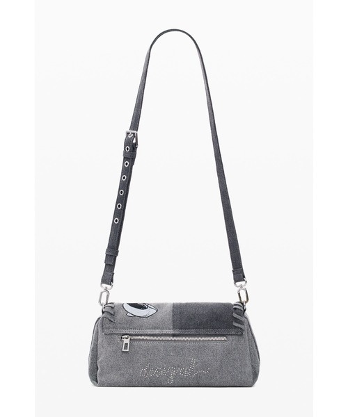 Desigual（デシグアル）の「ミッキー＆ミニー 刺繍 デニム ショルダーバッグ（ショルダーバッグ・レディース・ブラック・FREE）」の5枚目の写真