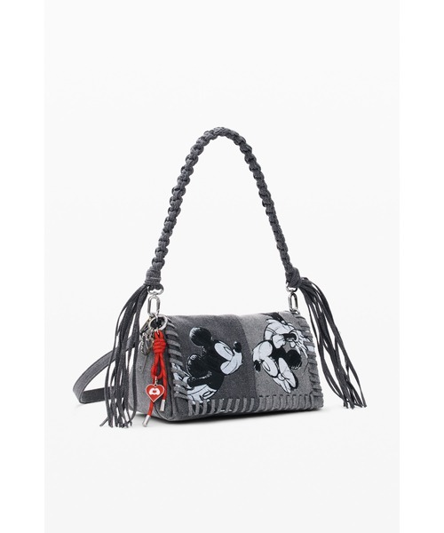 Desigual(デシグアル)の「ミッキー&ミニー 刺繍 デニム ショルダーバッグ ディズニー(ショルダーバッグ・レディース・ブラック・FREE)」の10枚目の写真