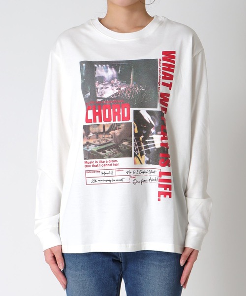 Cepica（セピカ）の「LOGO配色ロンT（Tシャツ/カットソー・レディース・グレー/ホワイト・FREE）」の3枚目の写真