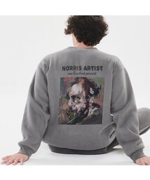 OHP x NORRIS bバンゴッホ no.4 裏起毛スウェット