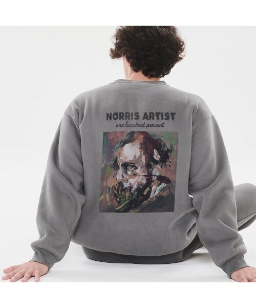 OHP(ワンハンドレッドパーセント)の「OHP x NORRIS bバンゴッホ no.4 裏起毛スウェット(スウェット・メンズ・その他・L/M/XL/2XL)」の1枚目の写真