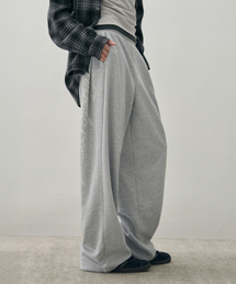 LEATHERY（レザリー）の「サイドタックバルーンスウェットパンツ [MELANGE]（スウェットパンツ）」