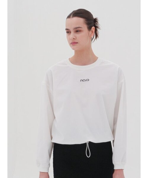 ACUD（アクド）の「Rustling Logo Sweatshirt _White（スウェット・レディース・ホワイト・FREE）」の4枚目の写真