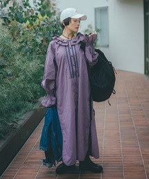 studio CLIP | 《高山都さんコラボ》Wフリルカラーワンピース[プチサイズあり](ワンピース)