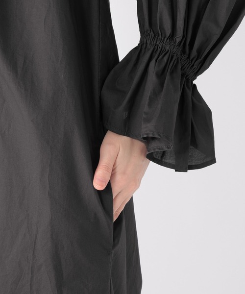 studio CLIP（スタディオクリップ）の「《高山都さんコラボ》Wフリルカラーワンピース[プチサイズあり]（ワンピース・レディース・スミクロ/ストライプ/チェック・FREE/PF）」の19枚目の写真