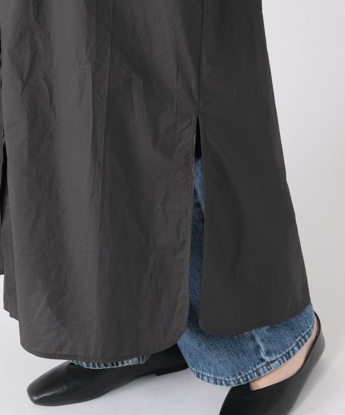 studio CLIP（スタディオクリップ）の「《高山都さんコラボ》Wフリルカラーワンピース[プチサイズあり]（ワンピース・レディース・スミクロ/ストライプ/チェック・FREE/PF）」の20枚目の写真