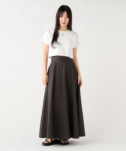 BEAMS HEART(ビームスハート)の「【7/2値下げ】OFF THE LINE チビTシャツ(Tシャツ/カットソー・レディース・オフホワイト/ブラック・FREE)」の3枚目の写真