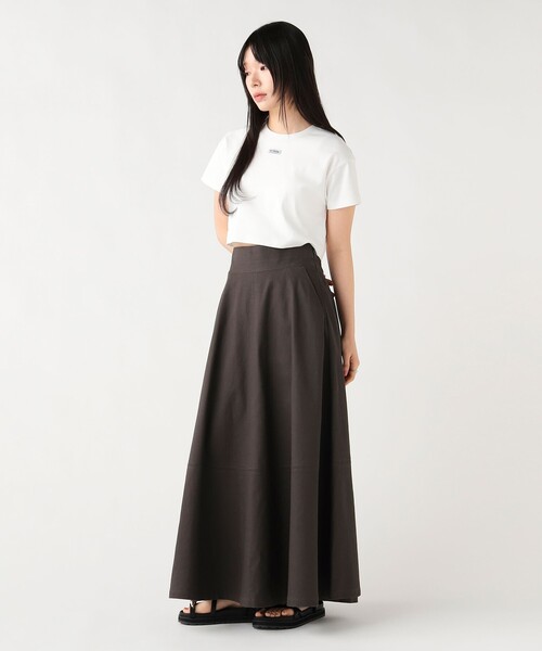 BEAMS HEART(ビームスハート)の「【7/2値下げ】OFF THE LINE チビTシャツ(Tシャツ/カットソー・レディース・オフホワイト/ブラック・FREE)」の4枚目の写真