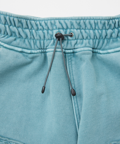 JOURNAL STANDARD（ジャーナルスタンダード）の「アシッド ダブル ニー スウェット パンツ（スウェットパンツ・メンズ・キャメル/ブラック系その他/アイボリー/エメラルドブルー・MEDIUM/LARGE）」の5枚目の写真