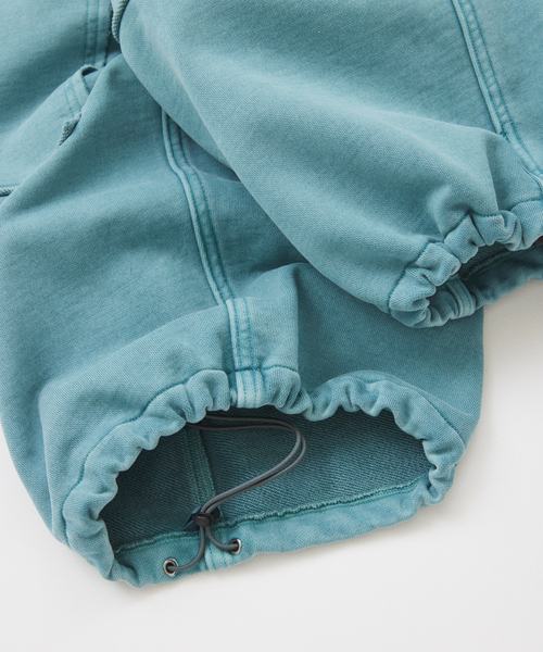 JOURNAL STANDARD（ジャーナルスタンダード）の「アシッド ダブル ニー スウェット パンツ（スウェットパンツ・メンズ・キャメル/ブラック系その他/アイボリー/エメラルドブルー・MEDIUM/LARGE）」の8枚目の写真