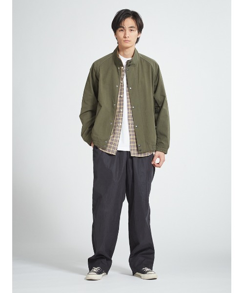 Barbour(バブアー)の「【TRANSPORT / トランスポート】スタンドカラー ピーチスキンジャケット(その他アウター・メンズ・ブラック/グリーン・40/36/38/34)」の3枚目の写真