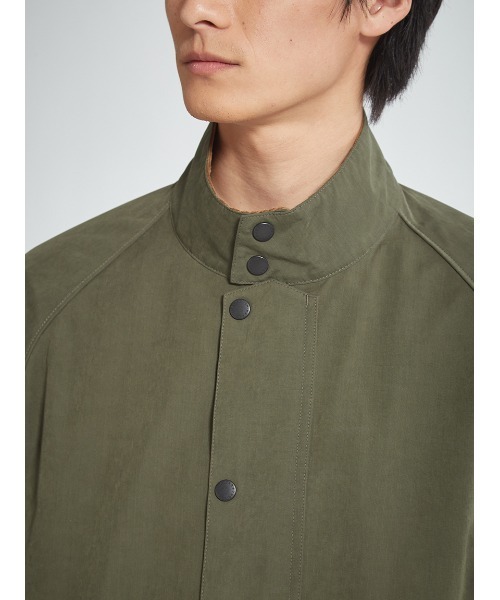 Barbour(バブアー)の「【TRANSPORT / トランスポート】スタンドカラー ピーチスキンジャケット(その他アウター・メンズ・ブラック/グリーン・40/36/38/34)」の10枚目の写真