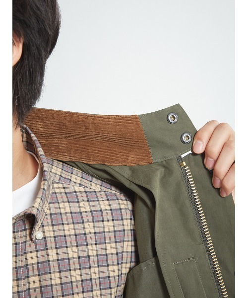 Barbour(バブアー)の「【TRANSPORT / トランスポート】スタンドカラー ピーチスキンジャケット(その他アウター・メンズ・ブラック/グリーン・40/36/38/34)」の11枚目の写真
