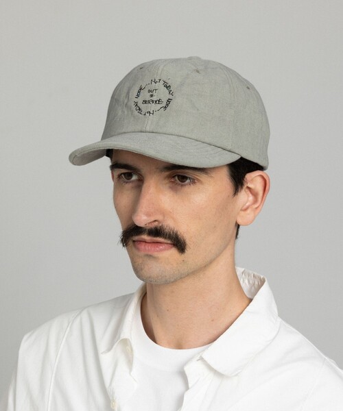 Nine Tailor（ナインテイラー）の「【Nine Tailor/ナインテーラー】Heliotrope Cap N-1614（キャップ・メンズ・ライトグレー/ブラック・FREE）」の2枚目の写真