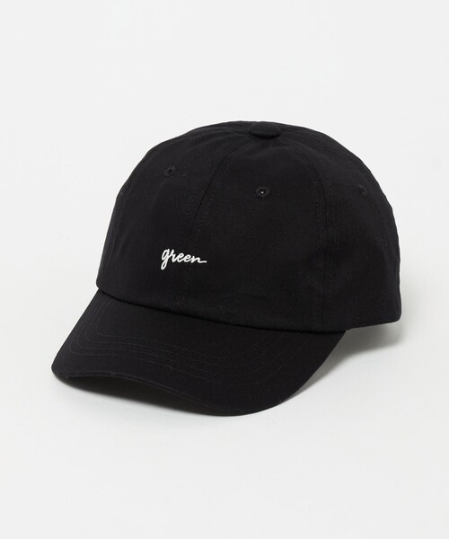 green label relaxing（グリーンレーベルリラクシング）の「green ロゴキャップ / キッズ（キャップ・キッズ・ブラック/ライラック/ベージュ・FREE(52-56cm)）」の2枚目の写真