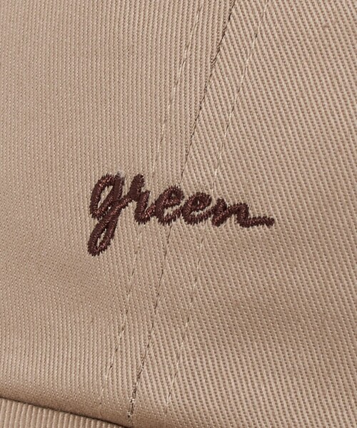 green label relaxing（グリーンレーベルリラクシング）の「green ロゴキャップ / キッズ（キャップ・キッズ・ブラック/ライラック/ベージュ・FREE(52-56cm)）」の13枚目の写真