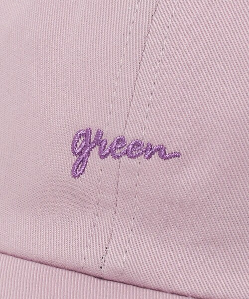 green label relaxing（グリーンレーベルリラクシング）の「green ロゴキャップ / キッズ（キャップ・キッズ・ブラック/ライラック/ベージュ・FREE(52-56cm)）」の20枚目の写真