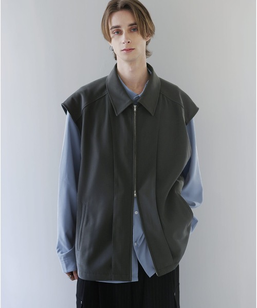 SOCCE（ソーシー）の「【袖脱着可能】TRデタッチャブルジャケット（その他アウター・メンズ・ブラック/チャコールグレー・S/M/L/XL）」の22枚目の写真