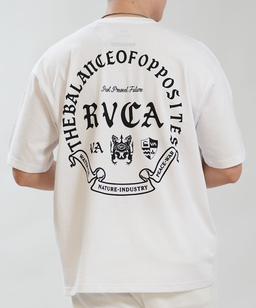 RVCA(ルーカ)の「【ムラサキスポーツ限定】RVCA/ルーカ 半袖 Tシャツ CIRCLE BALANCE OE ST BG041P03(Tシャツ/カットソー・メンズ・ブラック/ホワイト/スミクロ・M/L/S)」の1枚目の写真