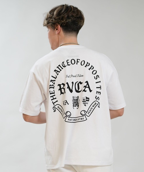 RVCA(ルーカ)の「【ムラサキスポーツ限定】RVCA/ルーカ 半袖 Tシャツ CIRCLE BALANCE OE ST BG041P03(Tシャツ/カットソー・メンズ・ブラック/ホワイト/スミクロ・M/L/S)」の5枚目の写真