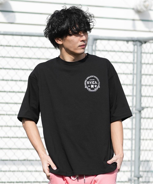 RVCA(ルーカ)の「【ムラサキスポーツ限定】RVCA/ルーカ 半袖 Tシャツ CIRCLE BALANCE OE ST BG041P03(Tシャツ/カットソー・メンズ・ブラック/ホワイト/スミクロ・M/L/S)」の8枚目の写真