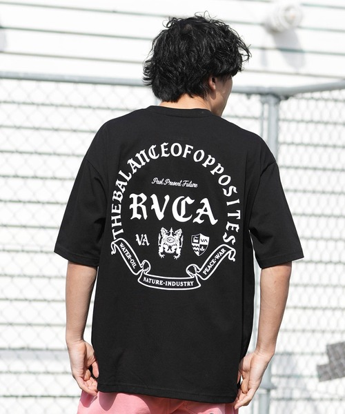 RVCA(ルーカ)の「【ムラサキスポーツ限定】RVCA/ルーカ 半袖 Tシャツ CIRCLE BALANCE OE ST BG041P03(Tシャツ/カットソー・メンズ・ブラック/ホワイト/スミクロ・M/L/S)」の9枚目の写真