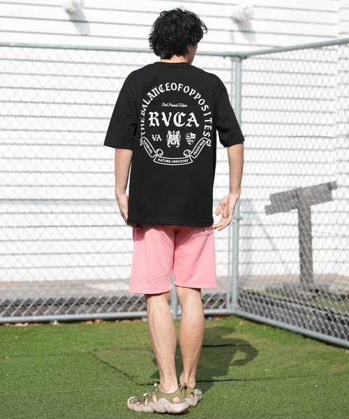 RVCA(ルーカ)の「【ムラサキスポーツ限定】RVCA/ルーカ 半袖 Tシャツ CIRCLE BALANCE OE ST BG041P03(Tシャツ/カットソー・メンズ・ブラック/ホワイト/スミクロ・M/L/S)」の11枚目の写真