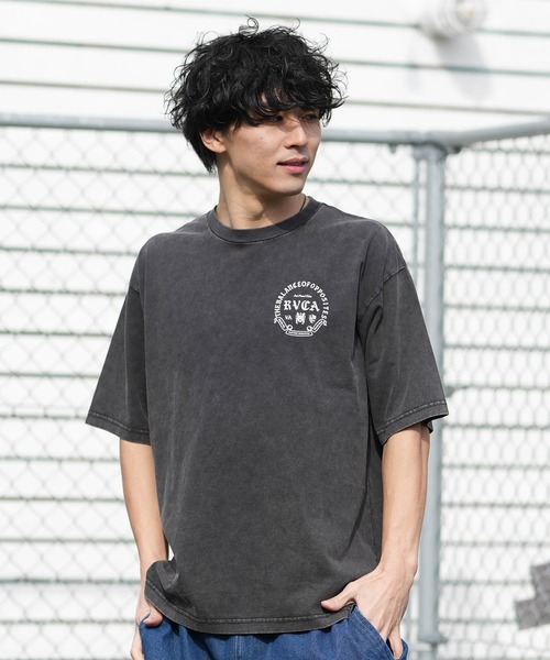 RVCA(ルーカ)の「【ムラサキスポーツ限定】RVCA/ルーカ 半袖 Tシャツ CIRCLE BALANCE OE ST BG041P03(Tシャツ/カットソー・メンズ・ブラック/ホワイト/スミクロ・M/L/S)」の12枚目の写真