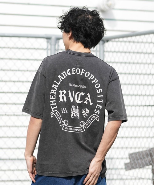 RVCA(ルーカ)の「【ムラサキスポーツ限定】RVCA/ルーカ 半袖 Tシャツ CIRCLE BALANCE OE ST BG041P03(Tシャツ/カットソー・メンズ・ブラック/ホワイト/スミクロ・M/L/S)」の13枚目の写真