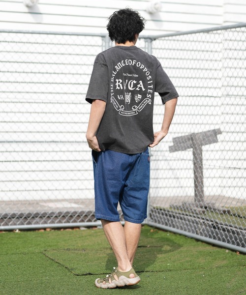 RVCA(ルーカ)の「【ムラサキスポーツ限定】RVCA/ルーカ 半袖 Tシャツ CIRCLE BALANCE OE ST BG041P03(Tシャツ/カットソー・メンズ・ブラック/ホワイト/スミクロ・M/L/S)」の15枚目の写真