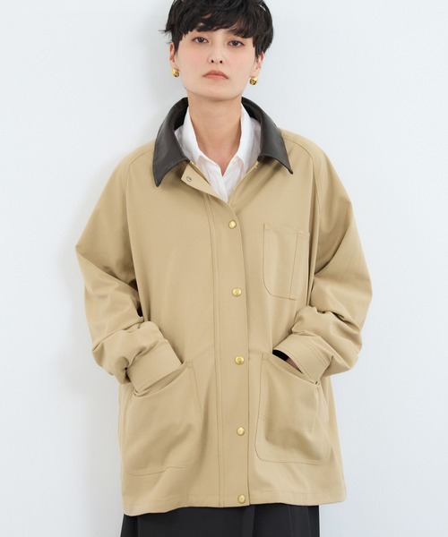 UNIVERSAL OVERALL(ユニバーサルオーバーオール)の「BARNYARDSTORM / UNIVERSAL OVERALL 別注 / カバーオール(カバーオール・レディース・ブラウン/ベージュ・FREE)」の2枚目の写真