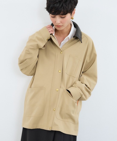 UNIVERSAL OVERALL(ユニバーサルオーバーオール)の「BARNYARDSTORM / UNIVERSAL OVERALL 別注 / カバーオール(カバーオール・レディース・ブラウン/ベージュ・FREE)」の6枚目の写真